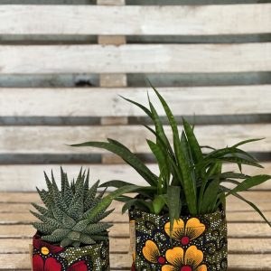 OLIVE FLORAL teketeke planter bag